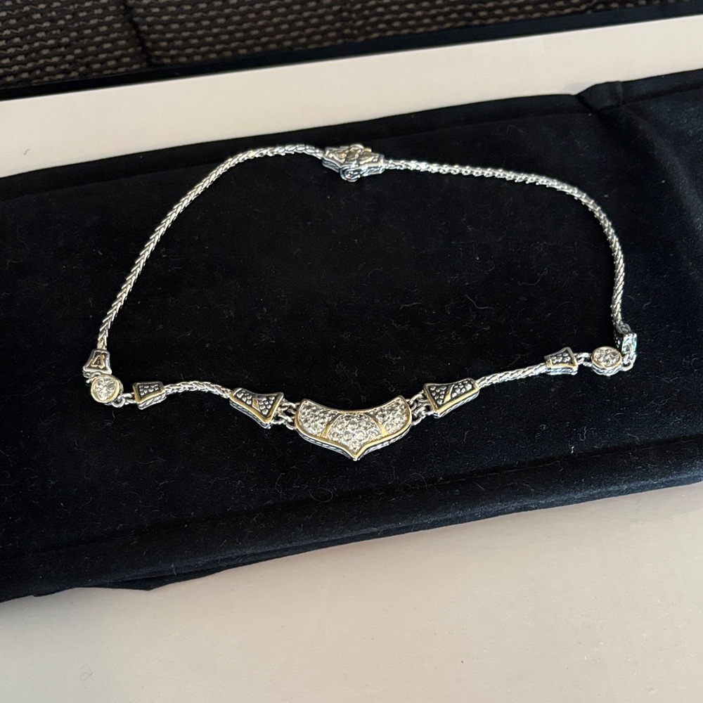 Intricate Silver and Gold Women's Necklace